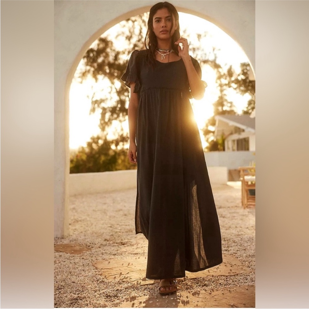 Free People Black Maxi Dress
